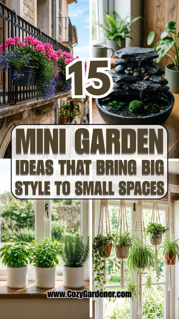 15 Mini Garden Ideas That Bring Big Style to Small Spaces