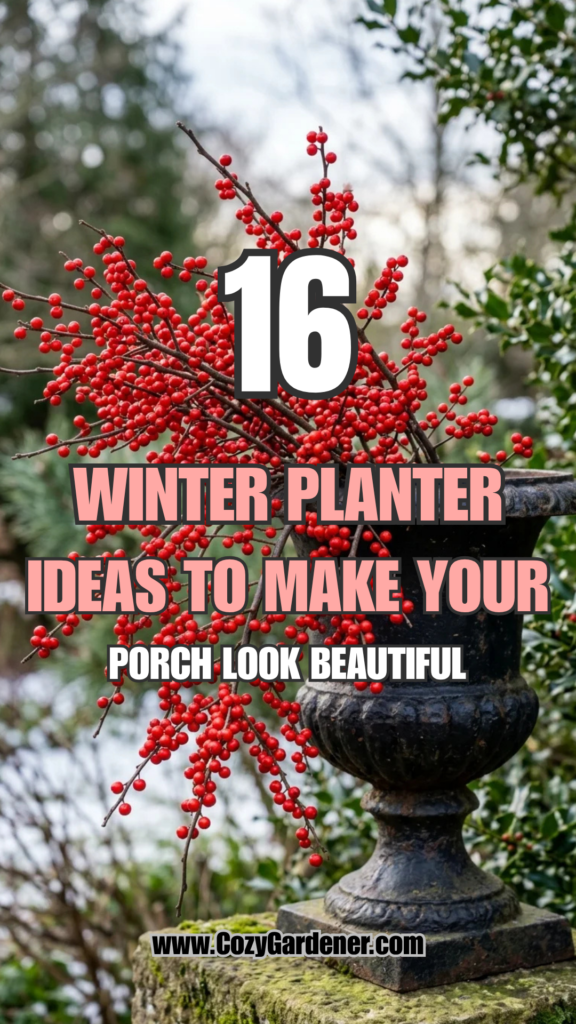 16 Winter Planter Ideas to Make Your Porch Look Beautiful