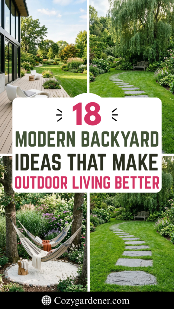 18 Modern Backyard Ideas That Make Outdoor Living Better