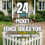 24 Picket Fence Ideas for a Charming Front Yard