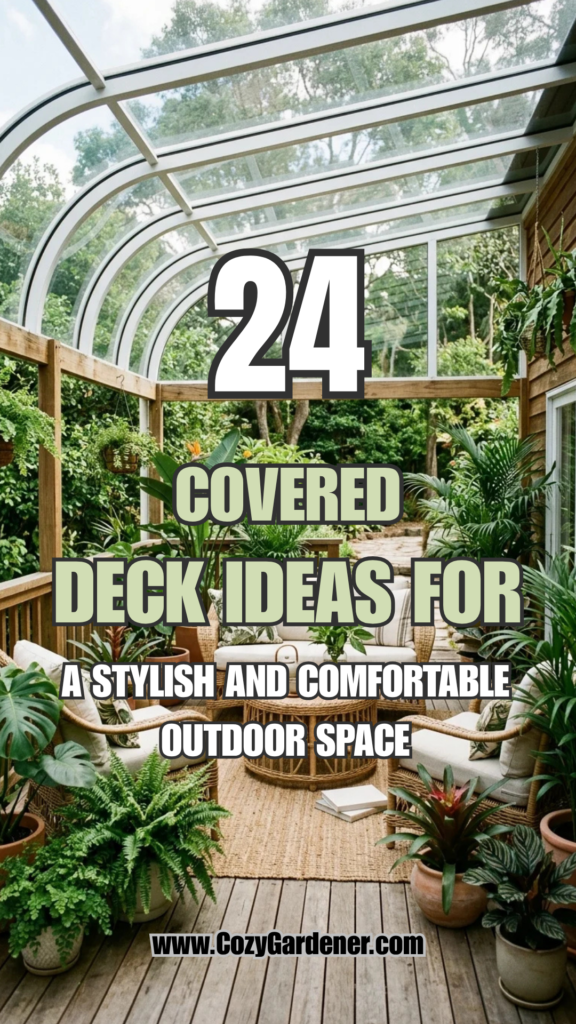 24 Covered Deck Ideas for a Stylish and Comfortable Outdoor Space