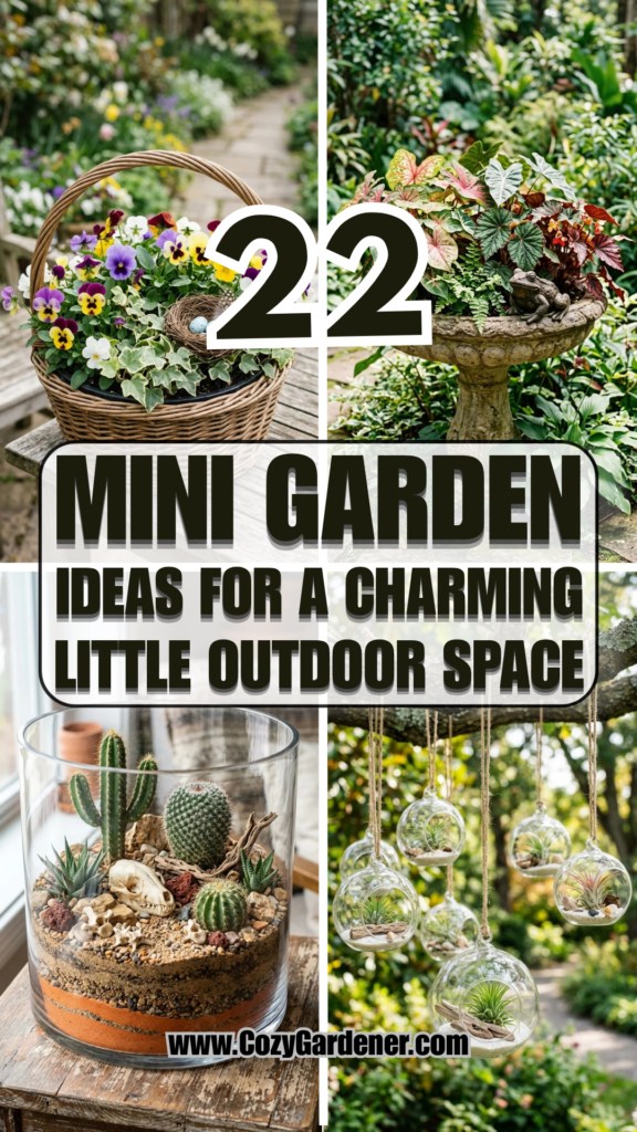 22 Mini Garden Ideas for a Charming Little Outdoor Space