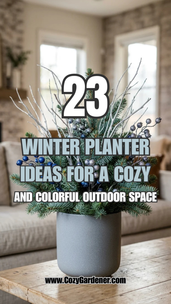 23 Winter Planter Ideas for a Cozy and Colorful Outdoor Space