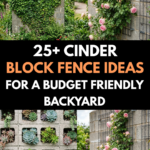 25 Cinder Block Fence Ideas for a Budget-Friendly Backyard