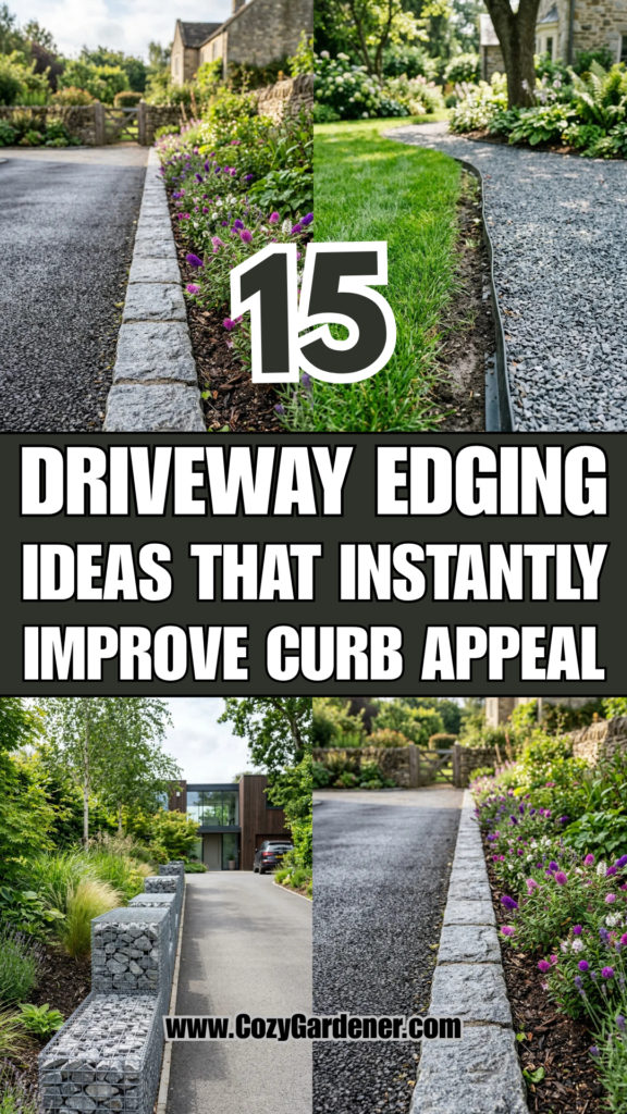 15 Driveway Edging Ideas That Instantly Improve Curb Appeal