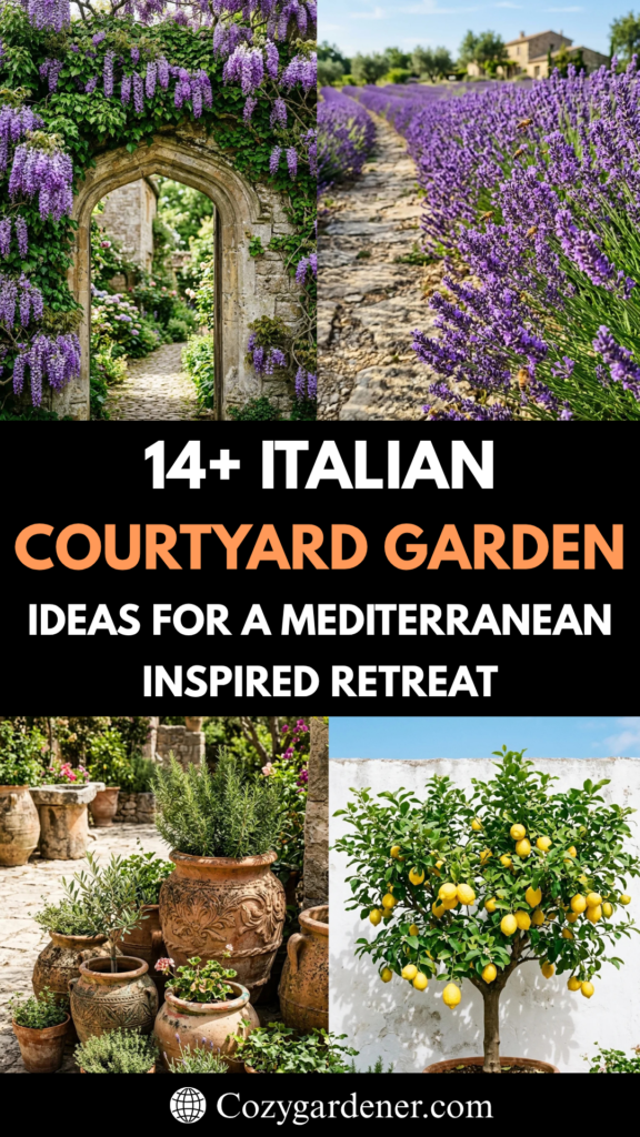 14 Italian Courtyard Garden Ideas for a Mediterranean-Inspired Retreat