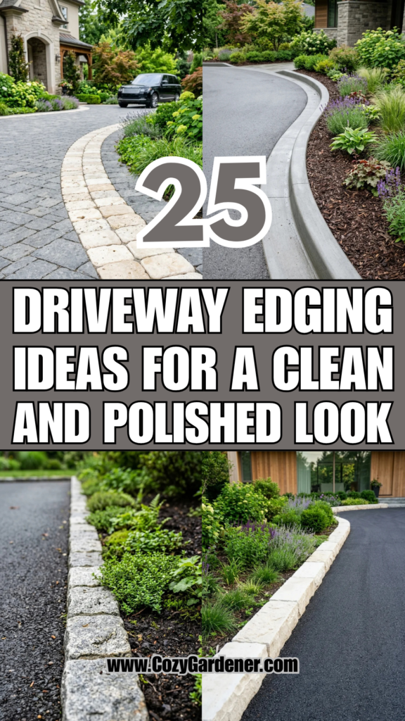 25 Driveway Edging Ideas for a Clean and Polished Look