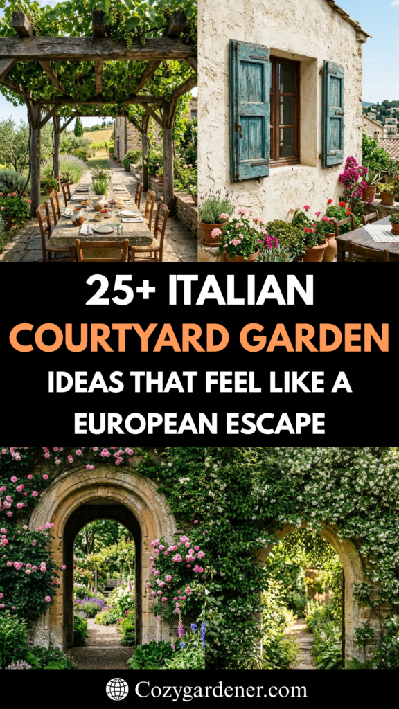 25 Italian Courtyard Garden Ideas That Feel Like a European Escape