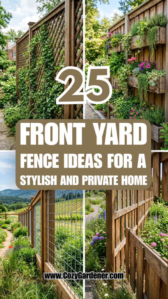 25 Front Yard Fence Ideas for a Stylish and Private Home