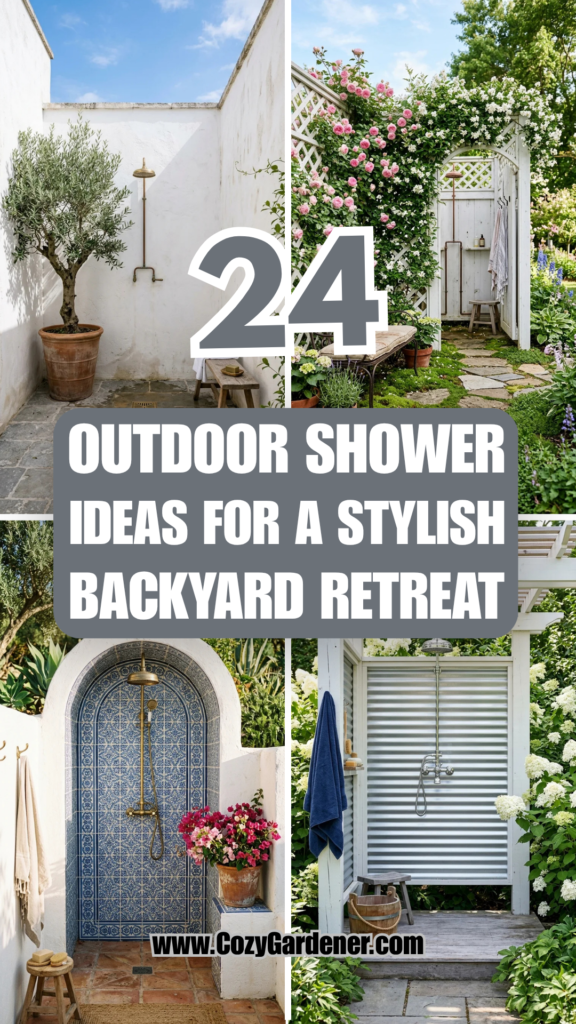 24 Outdoor Shower Ideas for a Stylish Backyard Retreat